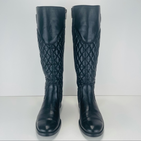 PAUL GREEN BLACK LUXURY LEATHER TALL BOOTS - Picture 8 of 16